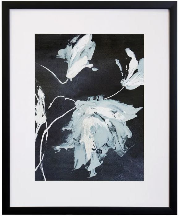 Stylecraft Black/Blue-Green/White Framed Print-0