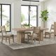 Intercon Nash Weathered Sand Trestle Dining Table-1