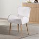 ACME Furniture Qwin 2-Piece Beige/Oak Arm Chair Set-1