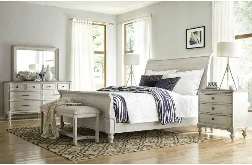 American Drew Litchfield Hanover Sleigh Bed - Thumbnail 3