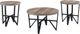 Signature Design by Ashley® Deanlee 3-Piece Grayish Brown/Black Living Room Table Set-0