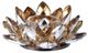 A & B Home Gold Large Lotus Candle Holder-2