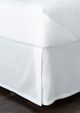 Surya Peyton White Queen Bed Skirt-1