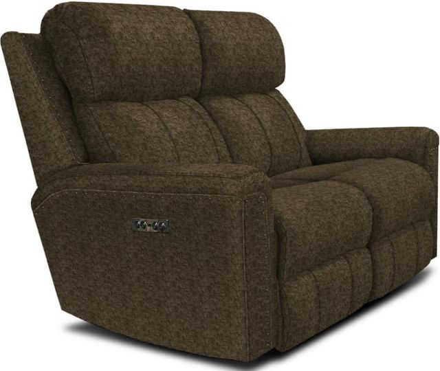 England Furniture Customizable EZ Motion Northwest Paloma Double Reclining Loveseat with Nailhead Trim-0
