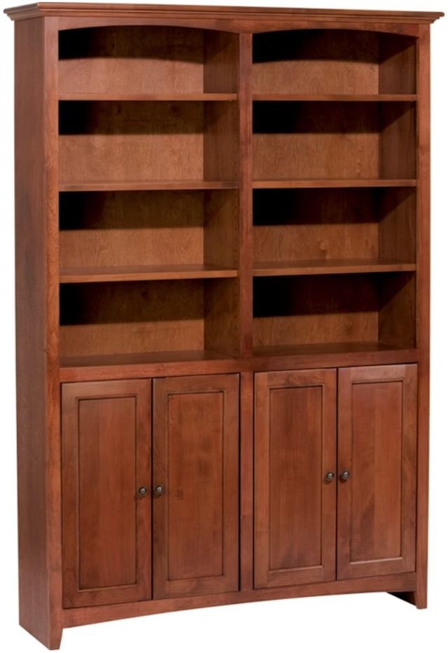 Whittier Wood® Furniture Customizable McKenzie 48" Bookcase-0