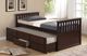 Titus Furniture Espresso Twin Captains Bed-1