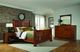 Mavin Customizable American Craftsman Queen Prairie Spindle Bed with High Footboard-1
