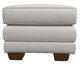 La-Z-Boy® Mackenzie Ivory Leather Ottoman-3