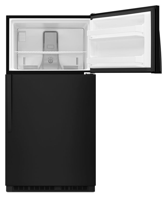 Whirlpool® 33 in. 20.5 Cu. Ft. Black Top Freezer Refrigerator-4