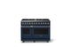 Viking® 5 Series 48" Slate Blue Pro Style Dual Fuel (NG) Range with Brushed Brass Trim-0