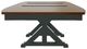 Mavin Customizable 42" x 72" Boat Extendable Dining Table with 2 Leaves-2