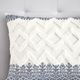 Olliix by INK+IVY Navy Full/Queen Mila Cotton Printed Comforter Set-3