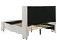 Coaster® Alamosa White Upholstered Queen Panel Bed-1