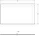 Amisco Customizable Azilis 54" Rectangular Counter Height Pub Table with 0.5" White Glass Top-1