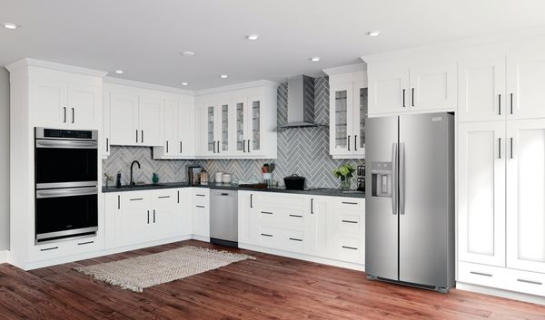 Frigidaire Gallery 36 in. 25.6 Cu. Ft. Smudge-Proof Stainless Steel Side-by-Side Refrigerator