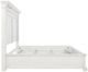 Coaster® McKinney Vintage White California King Panel Bed with LED Lights-4
