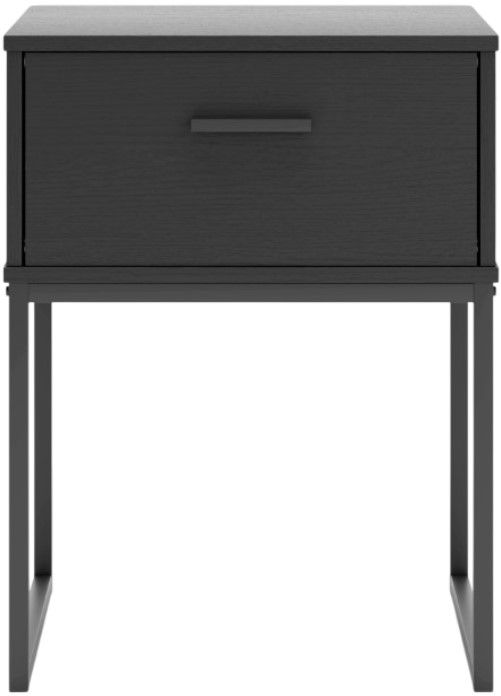 Signature Design by Ashley® Socalle Black 1-Drawer Nightstand-1