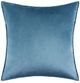 Livia Velvet Stitches Waterblue Decorative Pillow-0