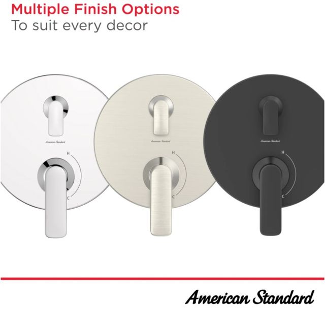 American Standard Aspirations Brushed Nickel 2-Handle 2 or 3 Way Shower Diverter Trim with Cartridge-4