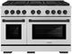 ZLINE Autograph Edition Paramount Series 48" Stainless Steel Pro Style Dual Fuel Range with Matte Black Accents -0
