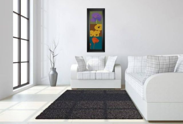 Classy Art Style 3 Pop Poppies by Li-Legger, D Wall Art-3