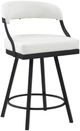 Homelegance® Crowley White Counter Swivel Chair-0
