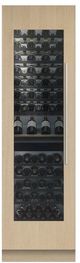 Cellier en colonne de 24 po Fisher & Paykel® série 9 à double zone de 91 bouteilles - Cadre prêt pour le panneau-1