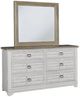 American Woodcrafters Meadowbrook 5-Piece Sand/Whitewash Queen Arched Panel Bedroom Set-2
