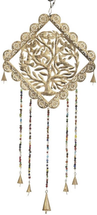 Deco Marche Gold Tree Windchime-0