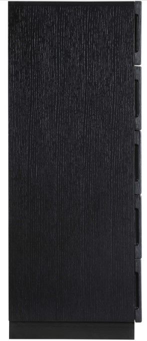 Meridian Furniture Weave Black Chest-2