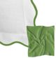Laura Park Designs Scalloped Green/White Cotton 20"x26" Euro Sham-2