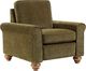 Best® Home Furnishings Customizable Weston Fabric Manual Recliner with Dark Walnut Legs-0