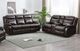 Mazin Furniture Paxton Brown Reclining Loveseat-2
