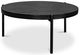 Moe's Home Collection Mendez Black Concrete Outdoor Coffee Table with Black Metal Legs-0