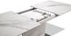 Mazin Furniture Cynthia Glass Top Dining Table with Grey Faux Marble -4