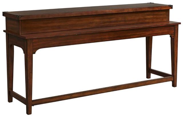 Liberty Furniture Aspen Skies Russet Brown Console Table-0