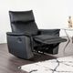 Furniture of America® Bienne Black Manual Recliner Chair-1