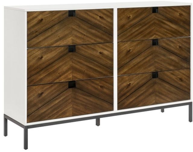 Homelegance® Oslo Walnut/White Dresser