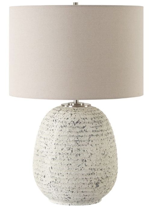 Uttermost® Danala Dark Gray/Ivory Table Lamp-0