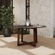 Flexsteel® Outdoor Nova Dark Brown Large Round Dining Table-4