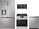 LG 4 Piece PrintProof™ Stainless Steel Electric Kitchen Package-0