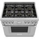 Thermador® Harmony® 36" Stainless Steel Pro Style Dual Fuel Range-1