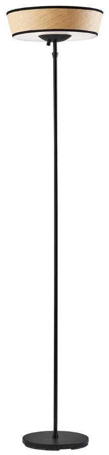 Adesso® Harper Black Floor Lamp-0