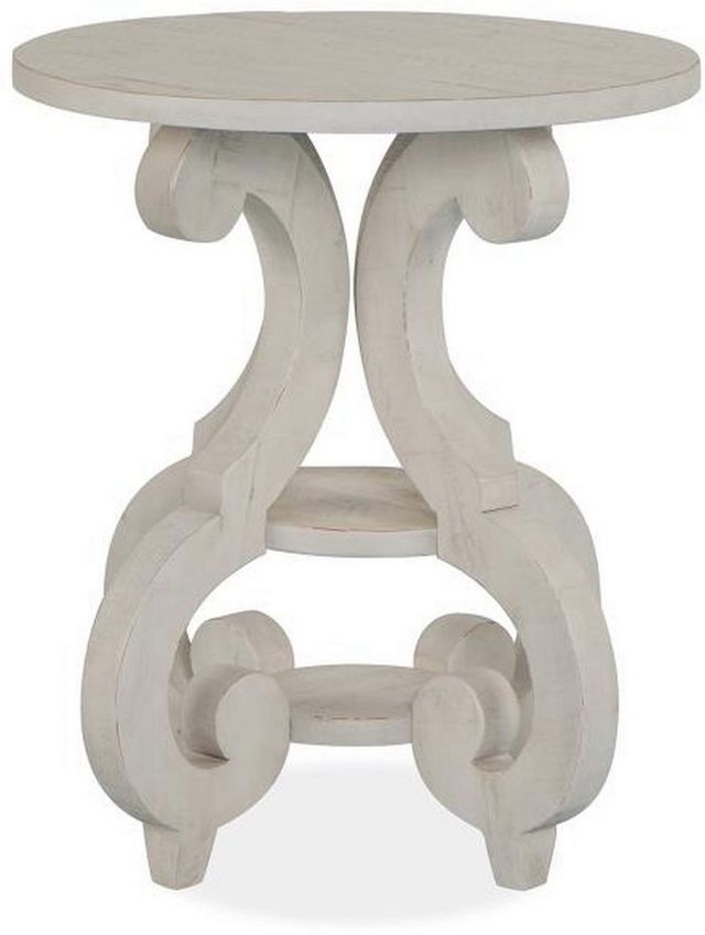 Magnussen Home® Bronwyn Alabaster Side Table-2