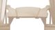 C.R. Plastics Beige Arm Table-1