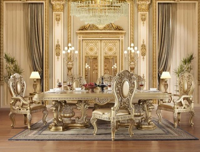 ACME Furniture Seville 2-Piece Gold Side Chair Set-1
