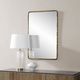 Renwil® Ivory Dark Antique Brushed Brass Accent Mirror-1