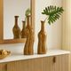 Uttermost® Sienna Flow 2-Piece Brown Bottle Vase Set-1