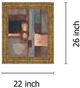 Classy Living Laurie Fields Fall I with Leaf Wall Art-2