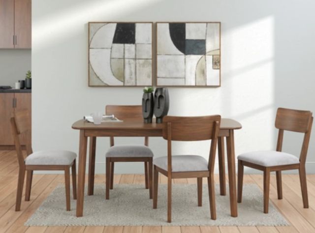 Signature Design by Ashley® Lyncott 5-Piece Brown/Gray Dining Room Table Set-3